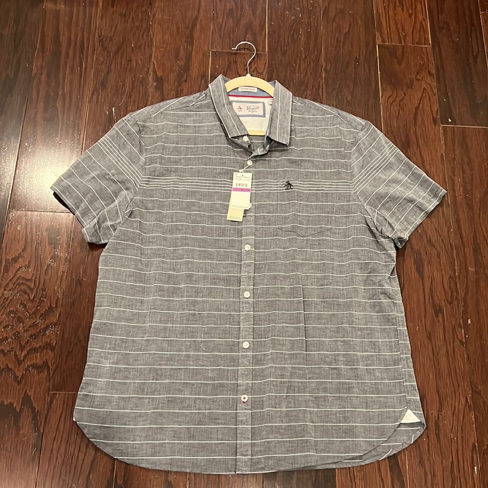 NWT PENGUIN Heritage Fit Short Sleeve Shirt
